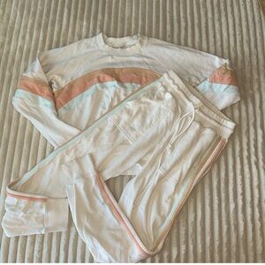 White Faherty Molly Joggers